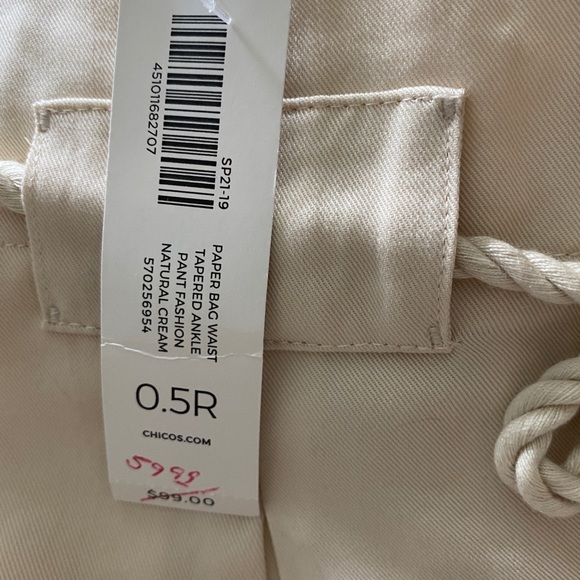 Chico’s 0.5 crop pant NWT - Picture 3 of 3